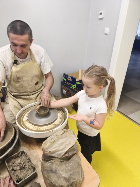 Warsztaty z garncarstwa. 